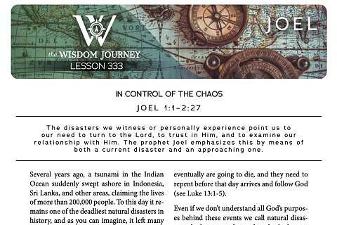 Joel Study Guide